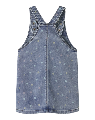 Name It - NMFRosa Denim Kjole - Medium Blue Denim/ Flower